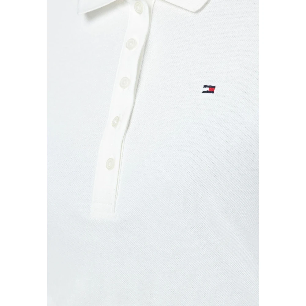 Tommy Hilfiger Polo Jurk voor Dames in Rood Wit Blauw White Dames