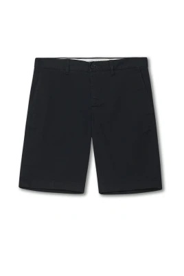 Slim Fit Stretch Cotton Bermuda Shorts