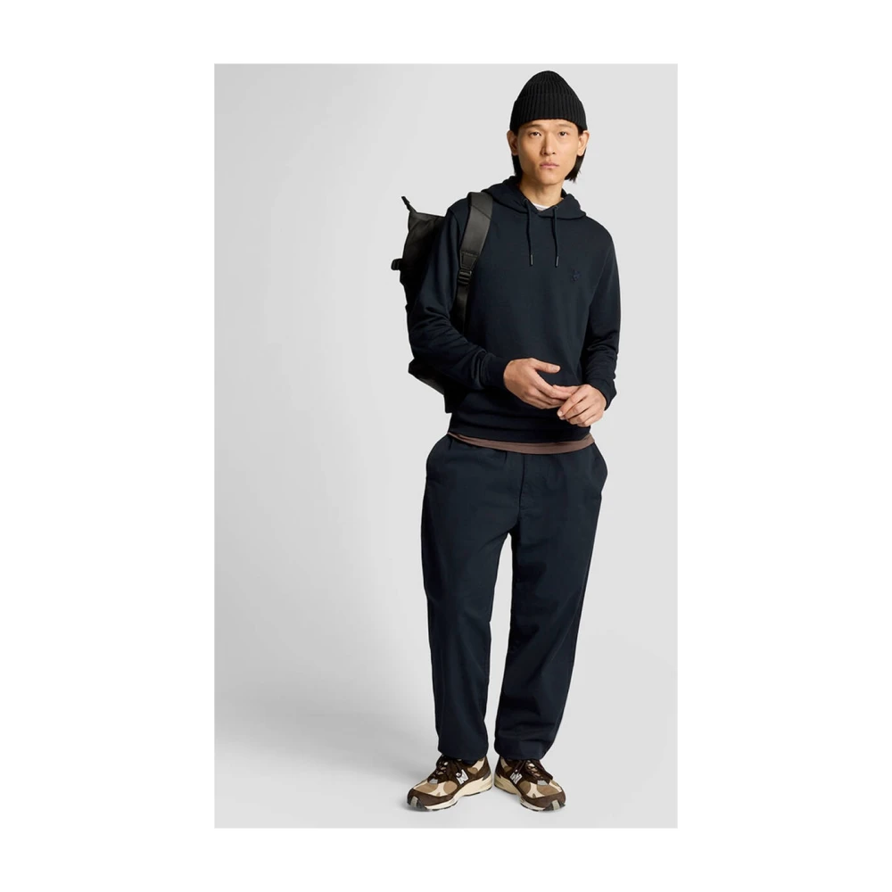 Lyle & Scott Hoodie in Trendy Stijl Blue Heren