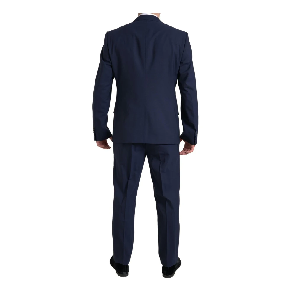 Dolce & Gabbana Blauw Classic Fit Suit Martini Blue Heren