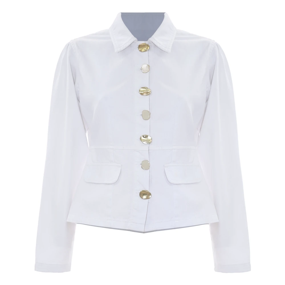 Kocca Stijlvolle Denimjassen voor jou White Dames
