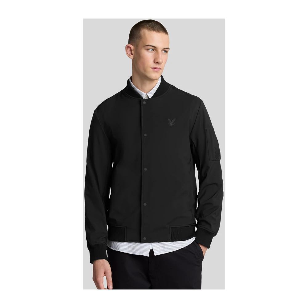 Lyle & Scott Jassen Softshell Bomberjack Black Heren