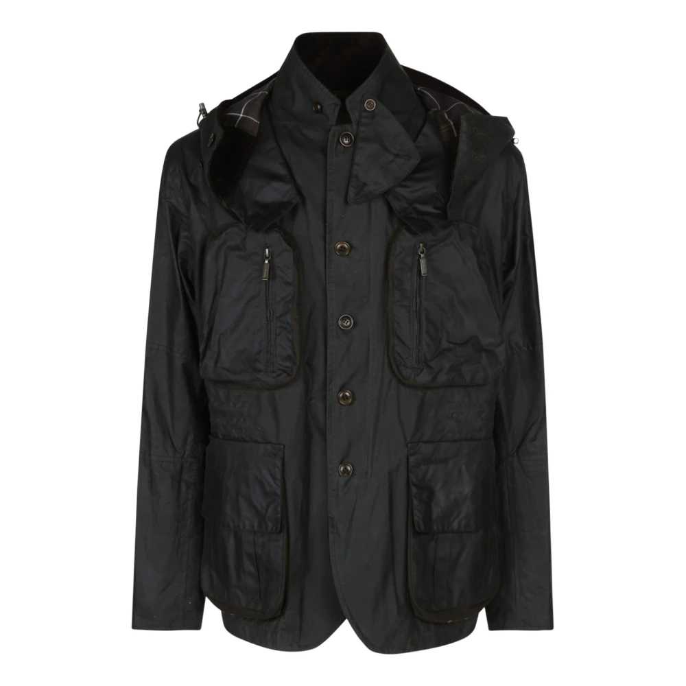 Barbour Klassieke waxjas voor buitenactiviteiten Black Heren