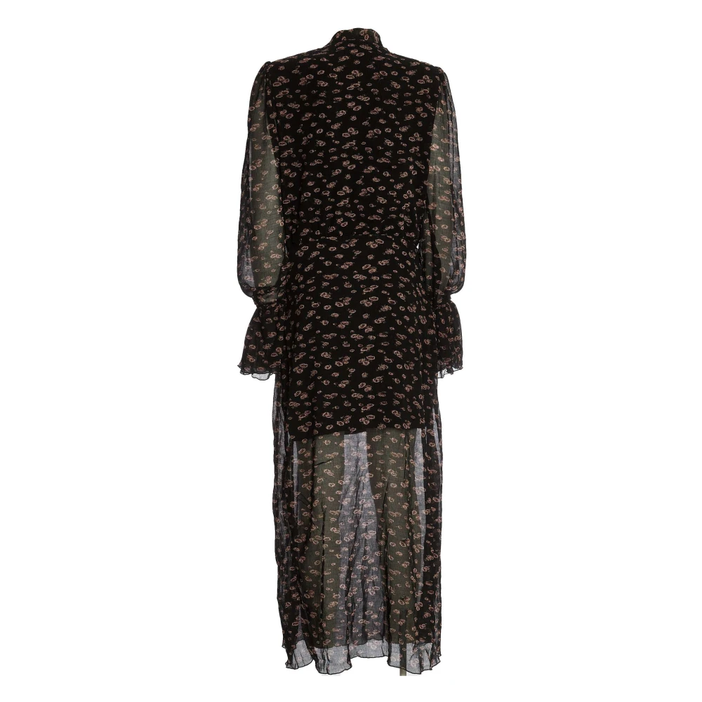 Rotate Birger Christensen Multicolor Lange Hals Elegante Jurk Multicolor Dames