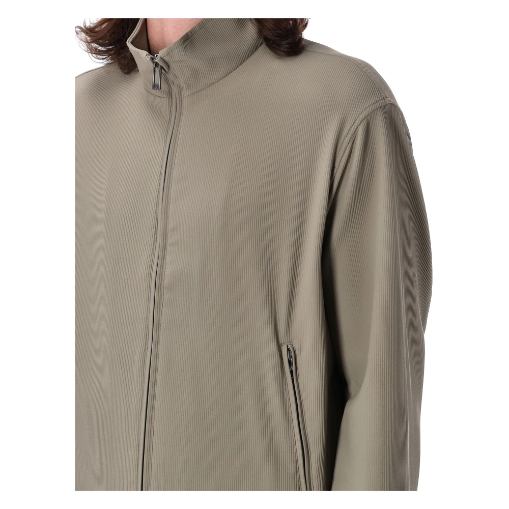 Emporio Armani Stijlvolle Blouson Jas voor Mannen Green Heren