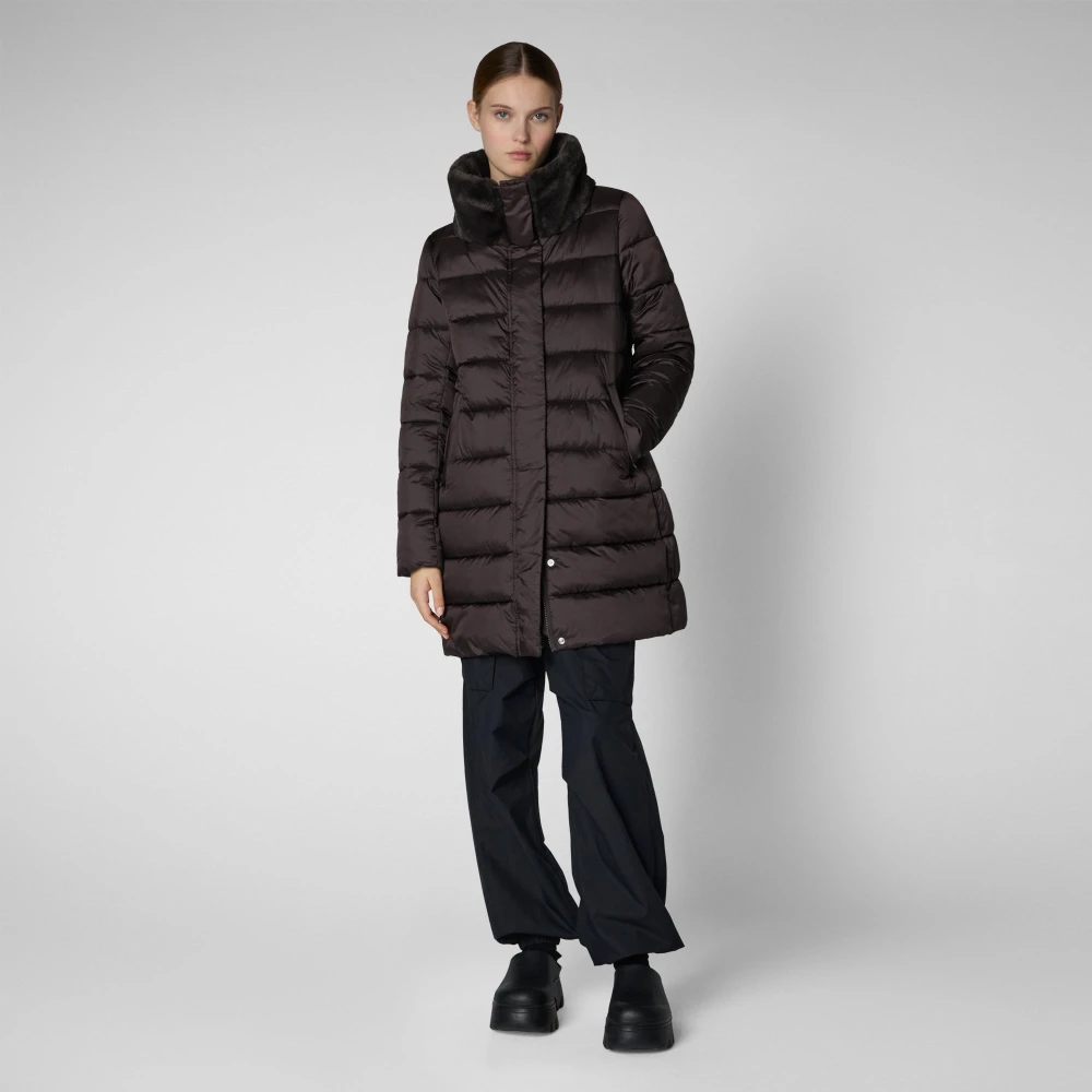 Save The Duck Diervrije Pufferjas Black Dames