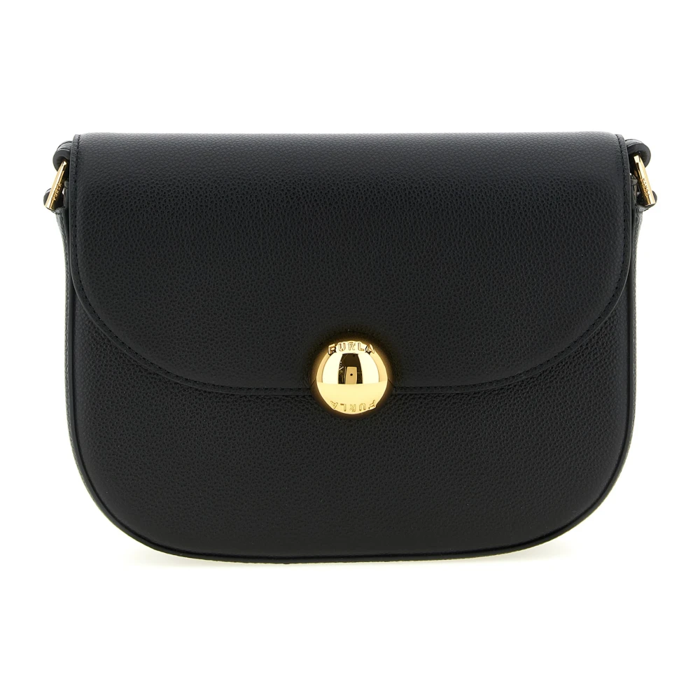 Furla Women's Black Moonlight Small Crossbody Bag