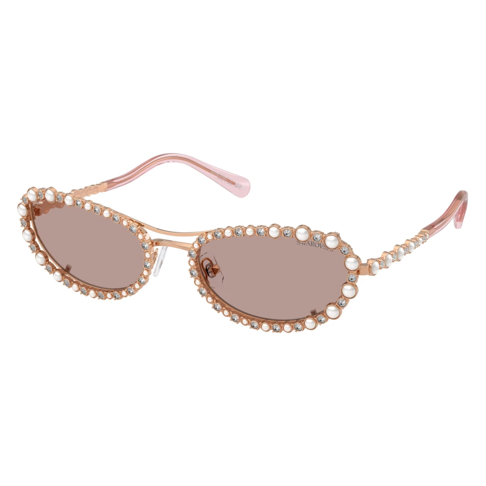 Swarovski Women's Yellow Sunglasses, 56 Mm, Sk7044 Sunglasses