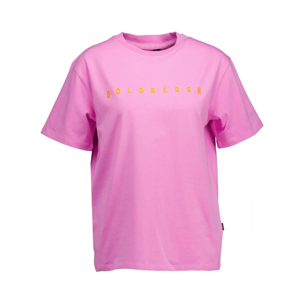 Goldbergh Stijlvolle Roze Ruth T-Shirt voor Dames Pink Dames