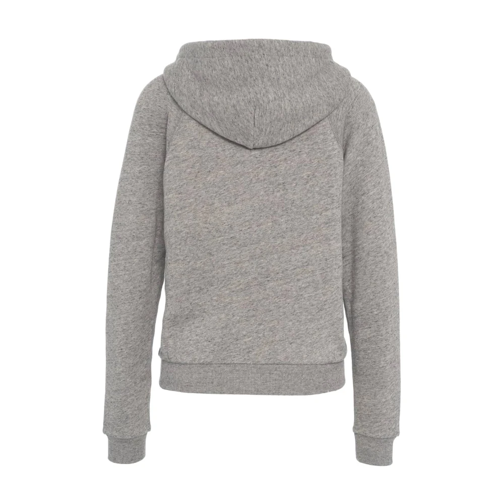 Polo Ralph Lauren Grijze Geborduurde Hoodie Sweatshirt Gray Dames