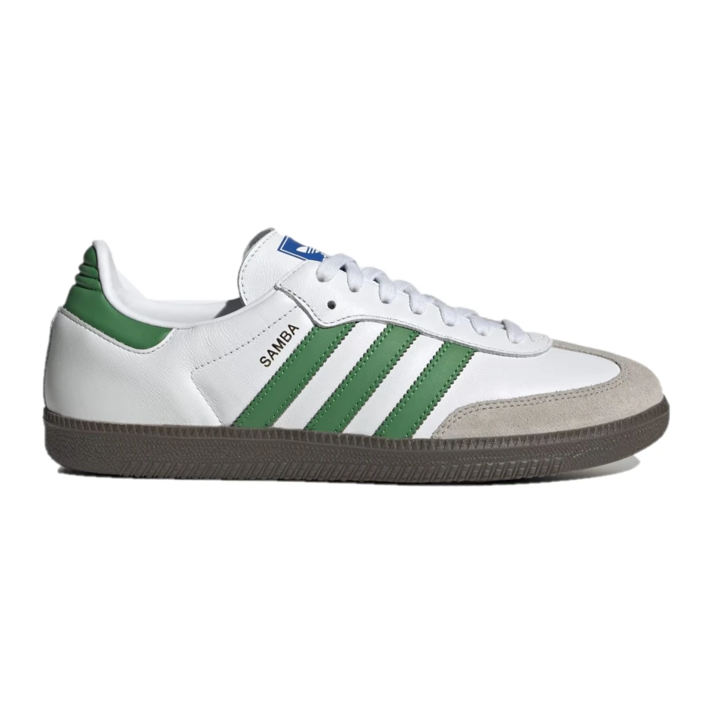 Adidas Men's White Skateboarding, 4 Uk, Samba Og Green Trainers