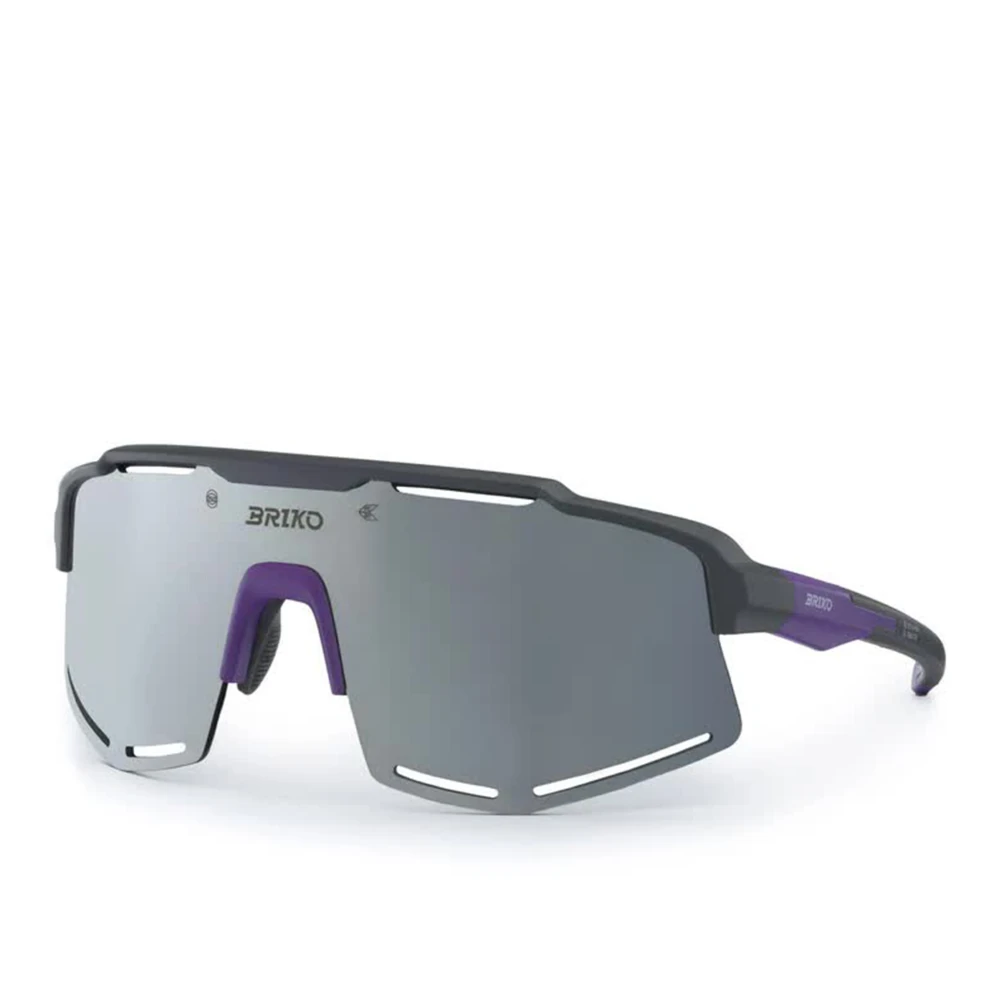 Briko Grijs Paars Abbey Ski Goggles Gray Unisex