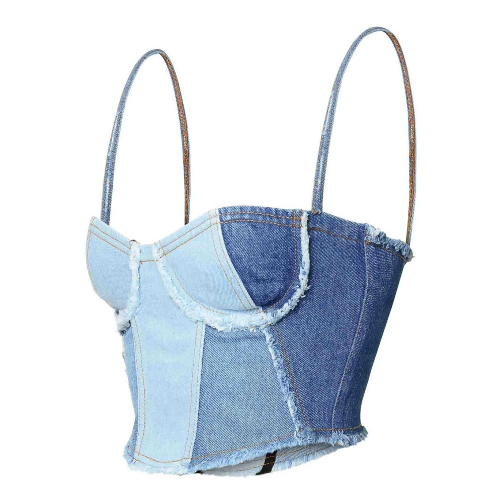 Chiara Ferragni Collection Top van Chiara Ferragni Blue Dames