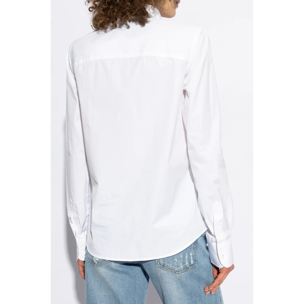 Ami Paris Shirt met logo White Dames