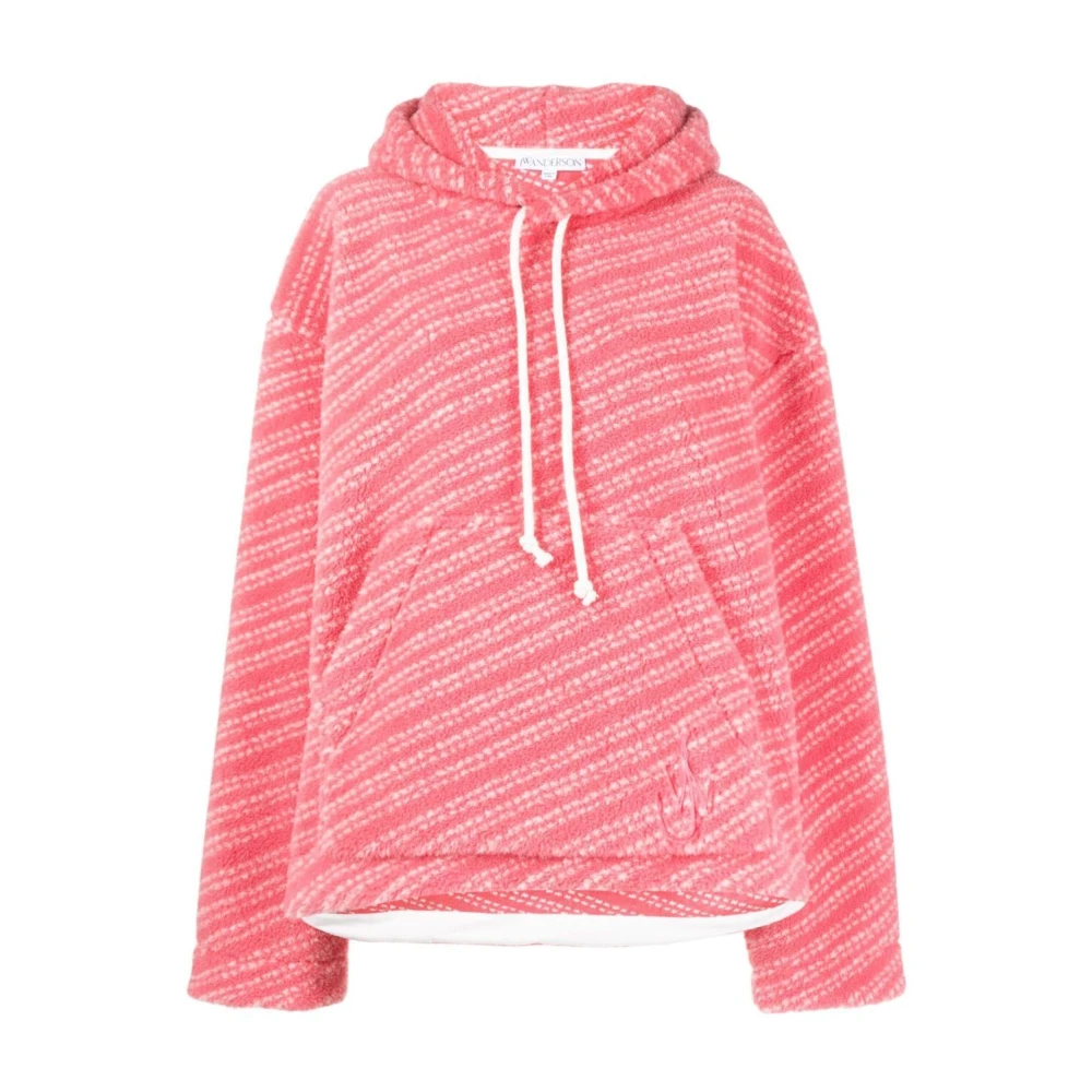 JW Anderson Roze & Paarse Relaxed Fit Shirt Pink Dames