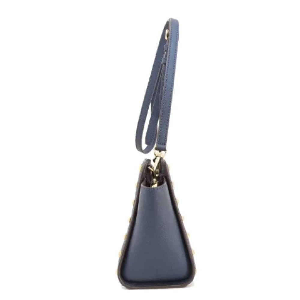 Michael Kors Pre-owned Leather shoulder-bags Blue Dames