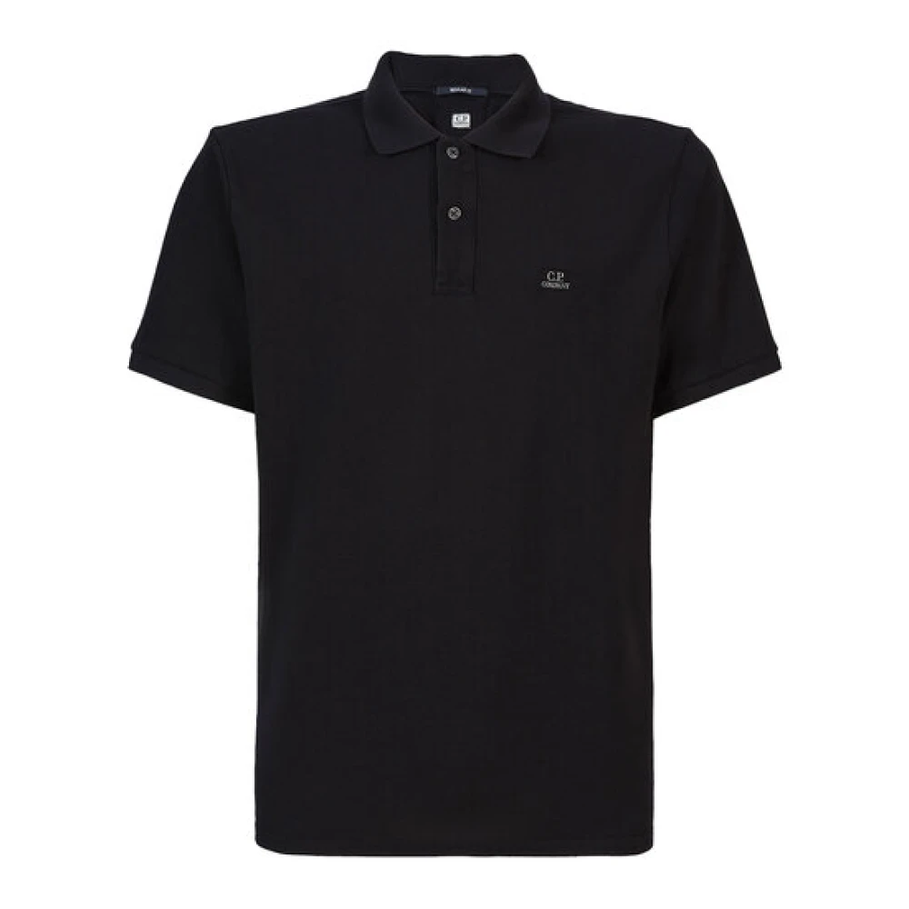 C.P. Company Stijlvolle Regular Fit Polo Shirt Black Heren