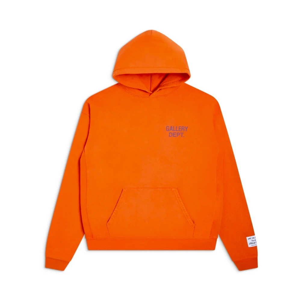 Gallery Dept. 90'S GD Logo Hoodie 'Bright Orange' Orange Heren