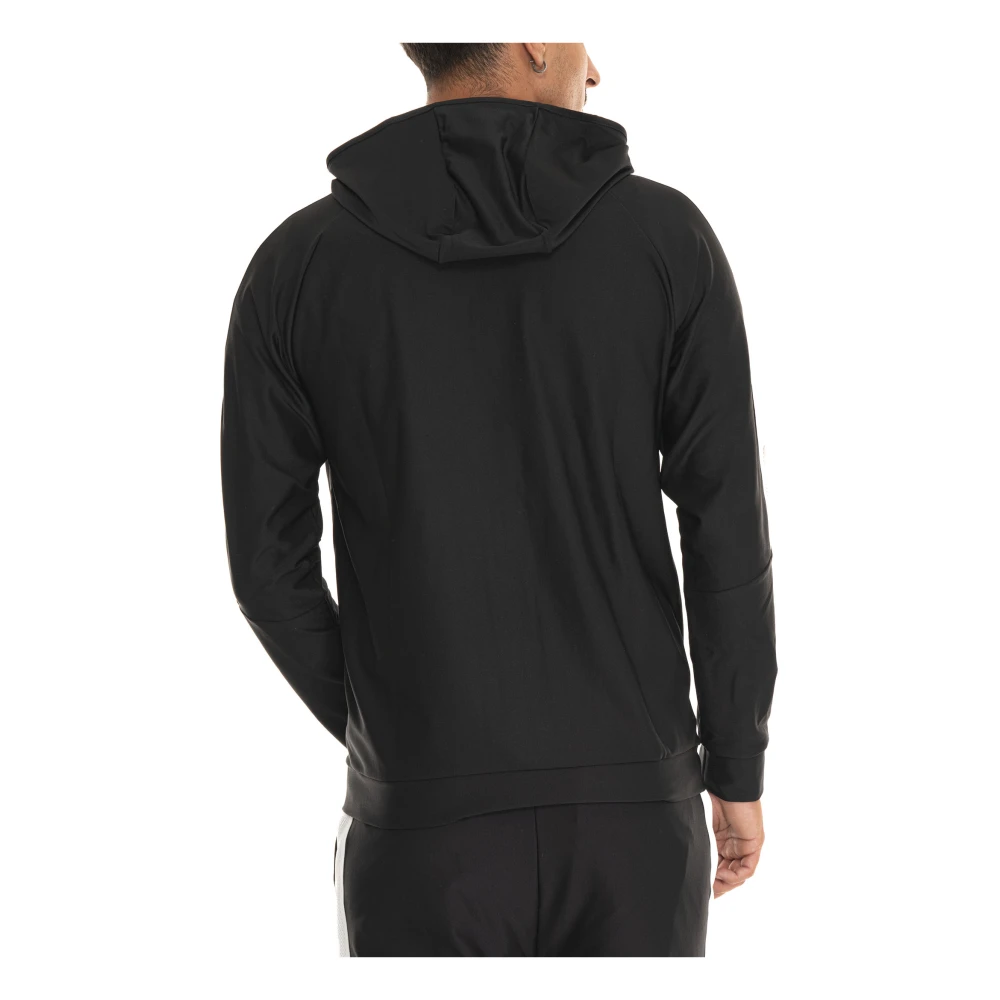 Boss High-Tech Hoodie met Rits Black Heren