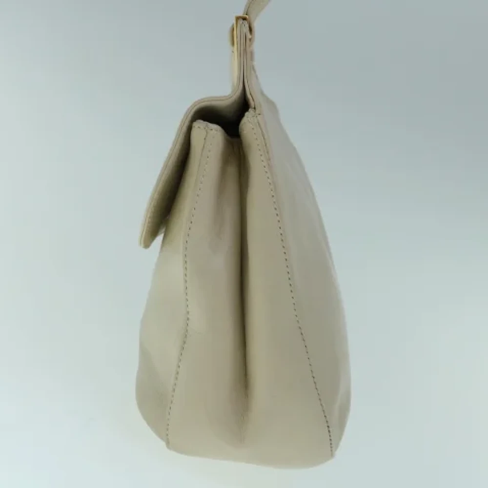 Bally Pre-owned Leather shoulder-bags Beige Dames