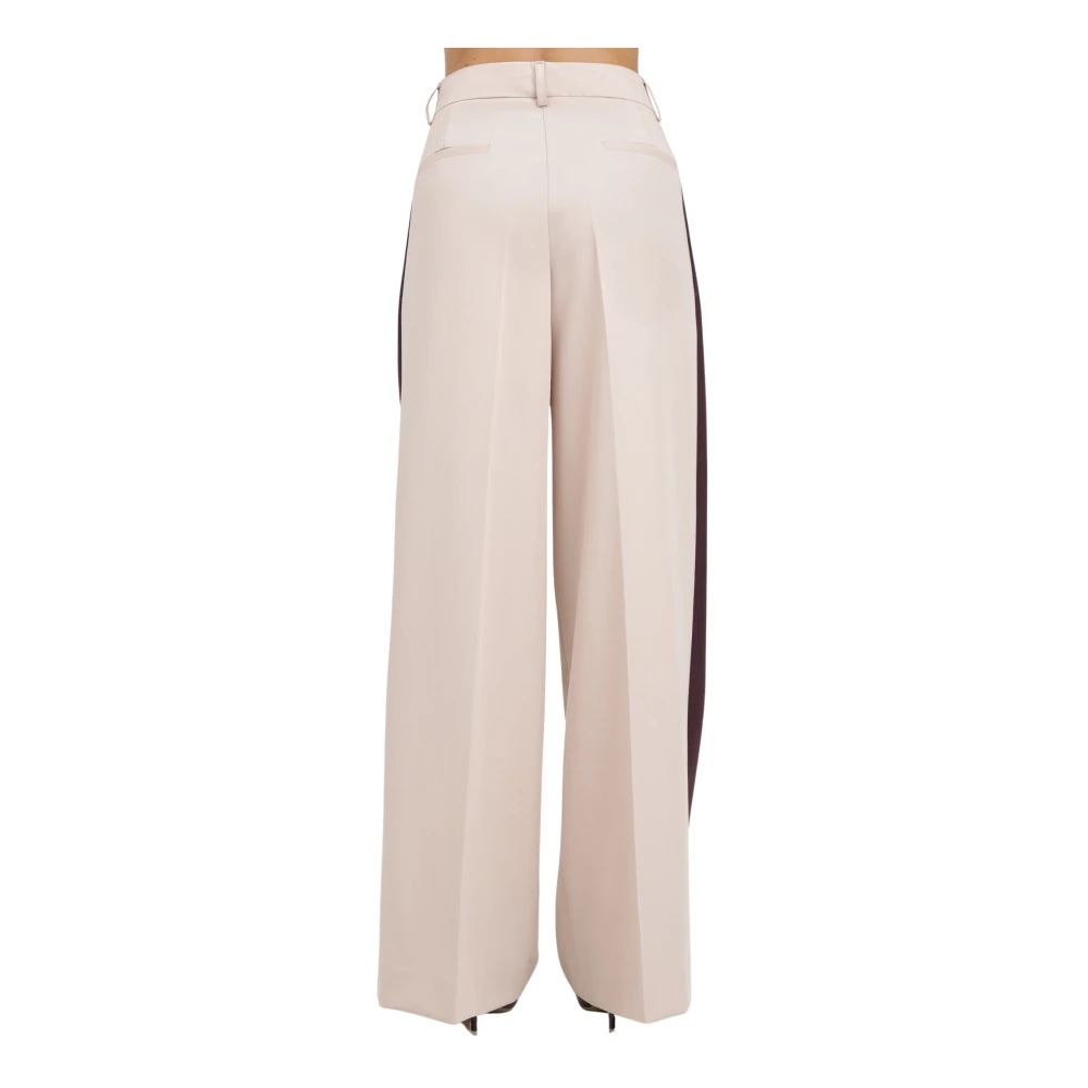 ViCOLO Elegante Roze Palazzo Broek Pink Dames