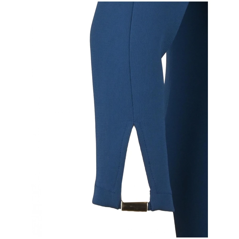 Pennyblack Korte Polyester Jurk met Split Blue Dames