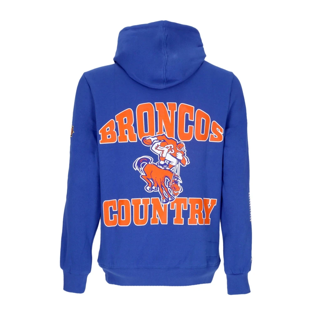 Mitchell & Ness Denver Broncos NFL Hoodie Blue Heren