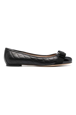 quilted-ballerina-flat-shoes-black