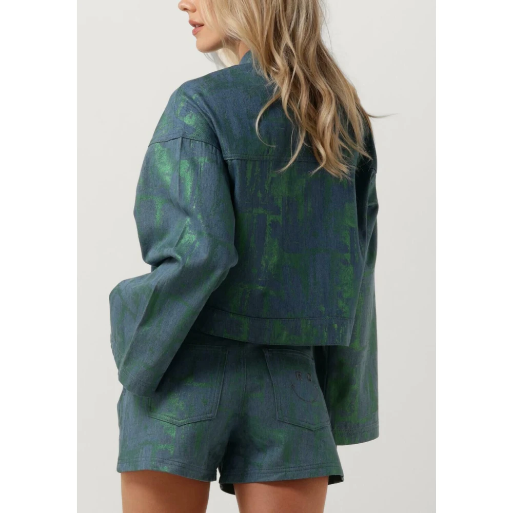 Refined Department Groene Spijkerjas PIP Green Dames