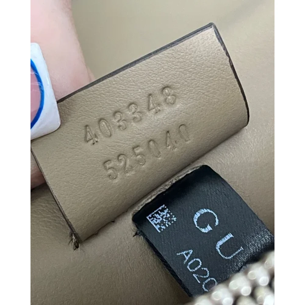 Gucci Vintage Pre-owned Suede gucci-bags Beige Dames