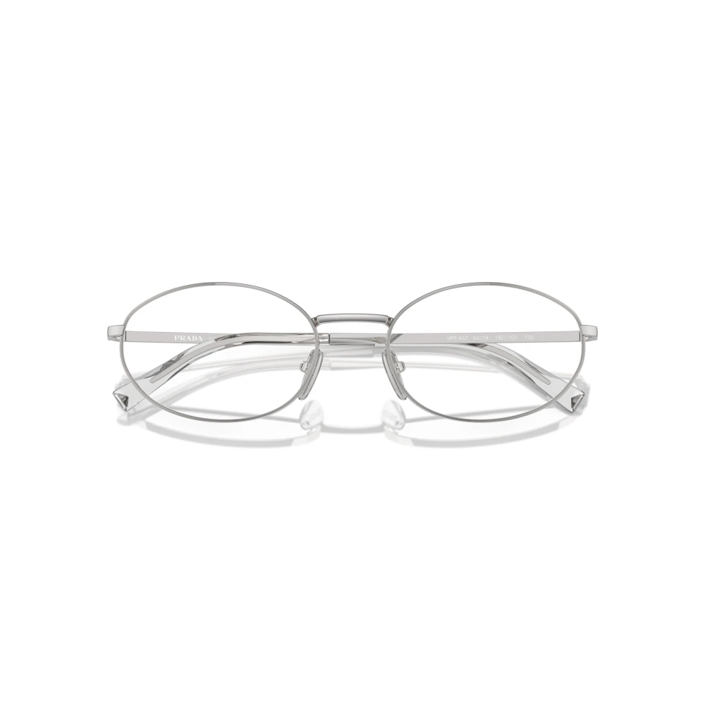Prada Stijlvolle Bril in Zwart Gray Dames