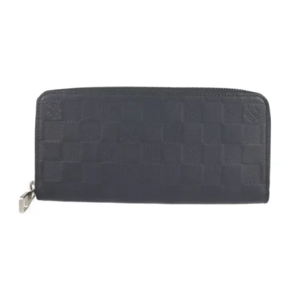 Louis Vuitton Vintage Pre-owned Leather wallets Black Dames