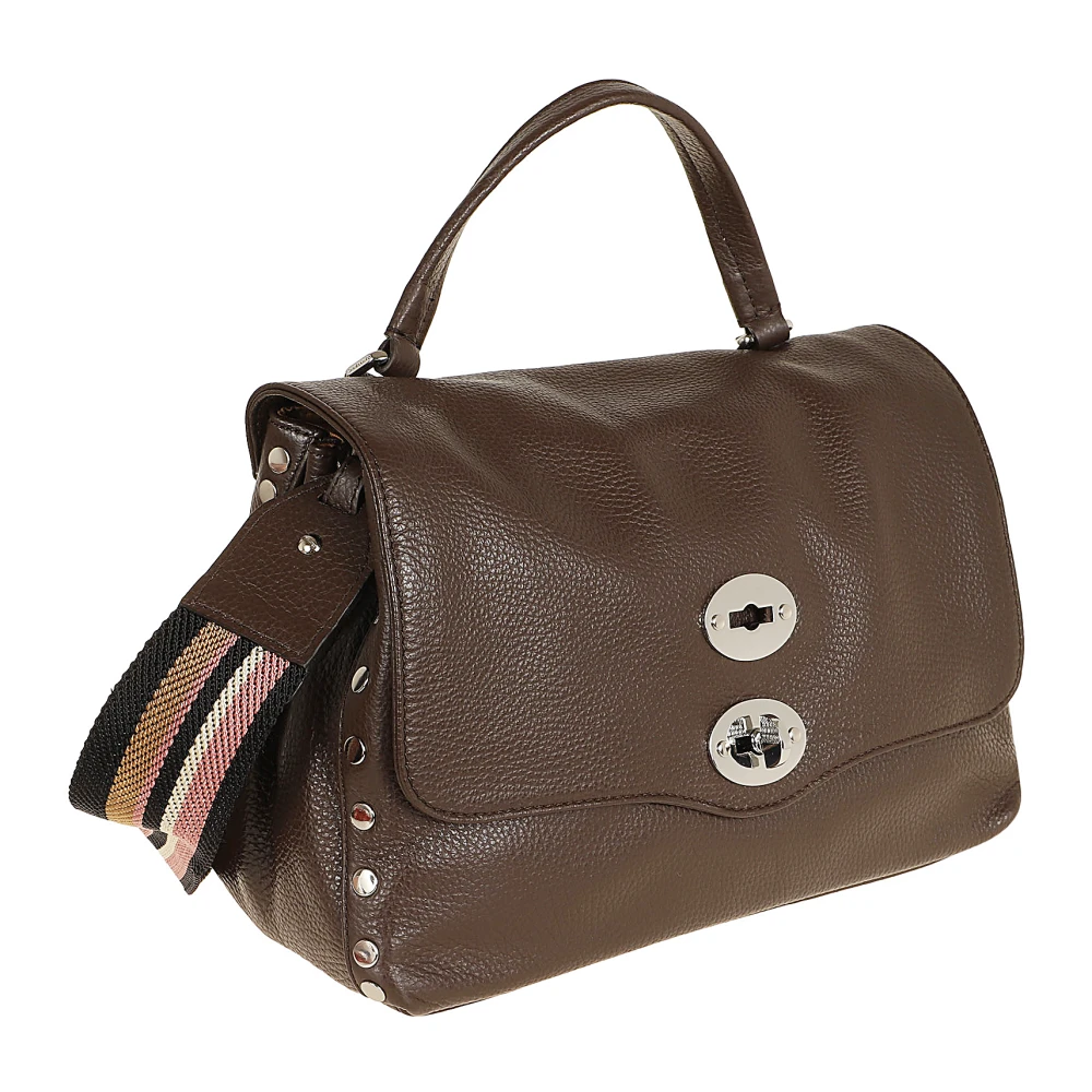 Zanellato Bruine Schoudertas Elegant Ontwerp Brown Dames