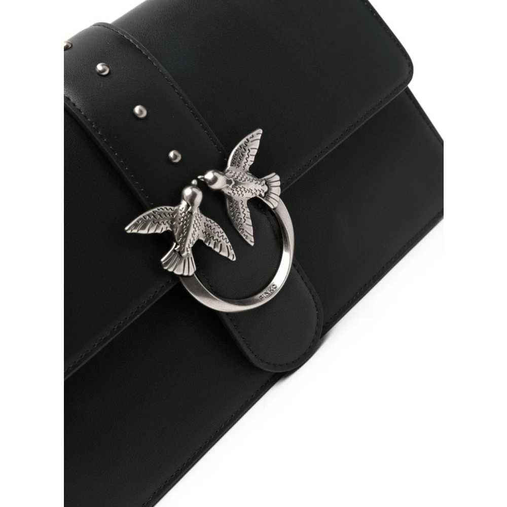 pinko Love One Classic Cross-body Tas Black Dames