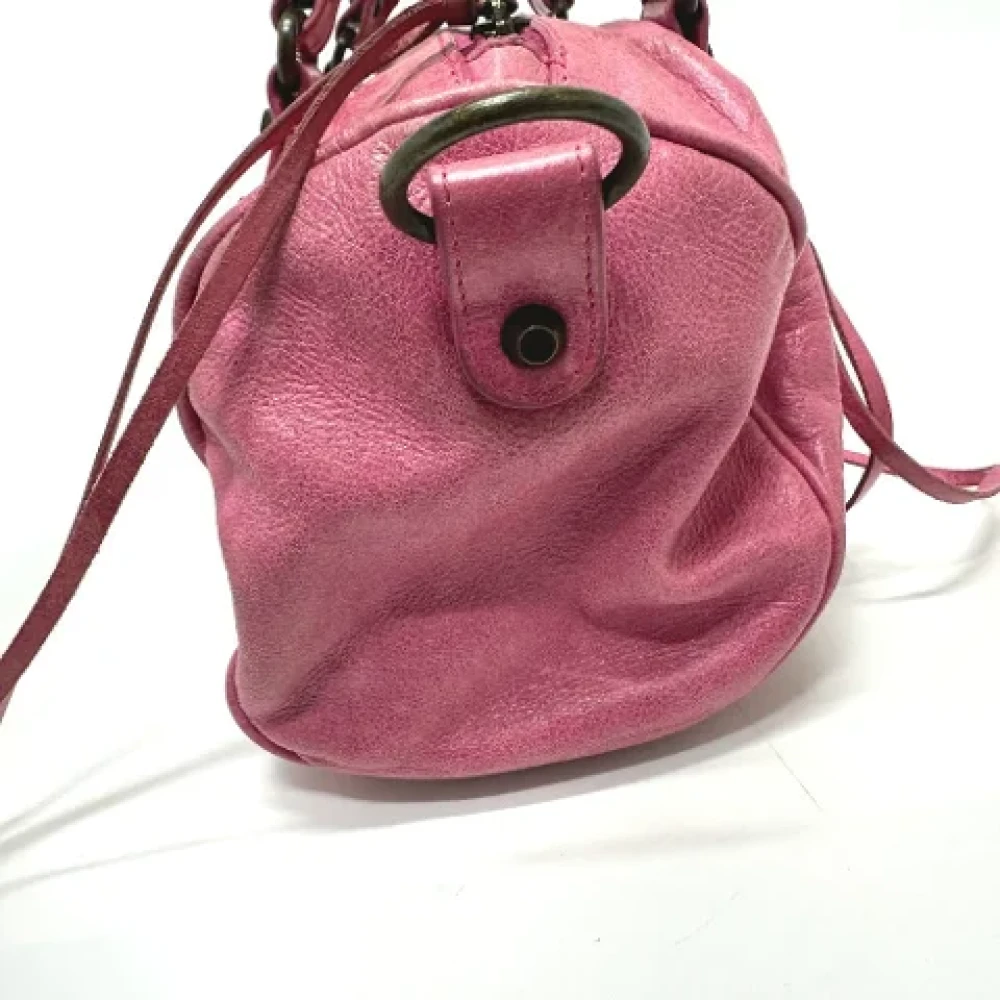 Balenciaga Vintage Pre-owned Leather balenciaga-bags Pink Dames