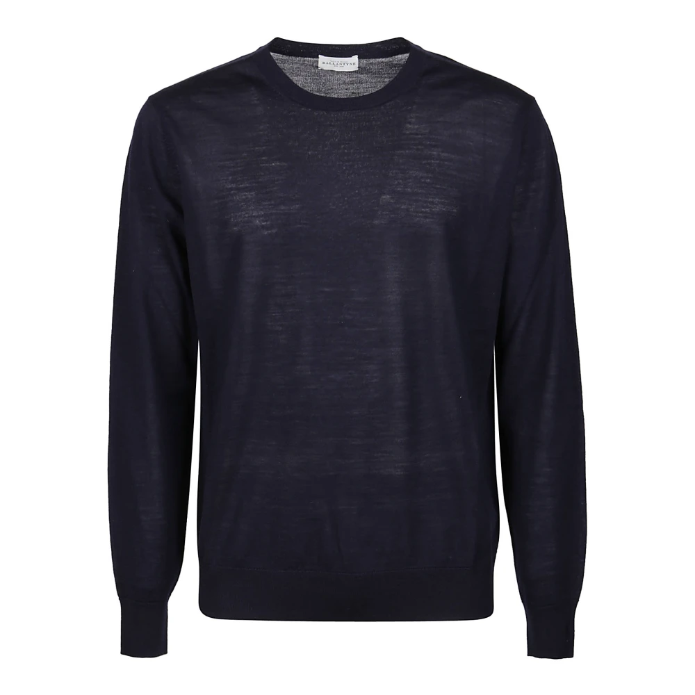 Ballantyne Mannelijk Blauw Truien & Vesten Heren, Xl, Wol, Effen Trui