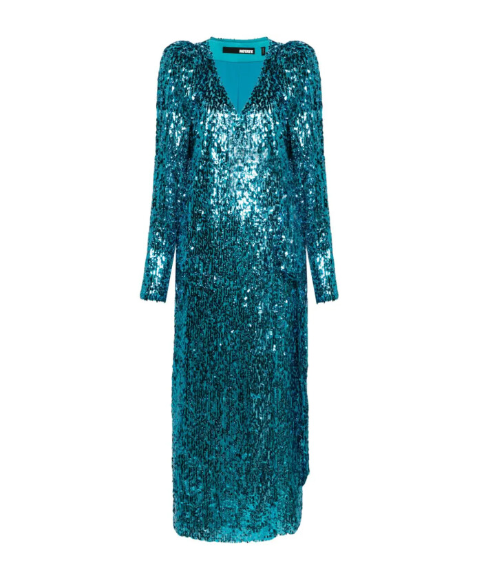 robe-bleu-col-en-v-avec-ceinture-a-nouer