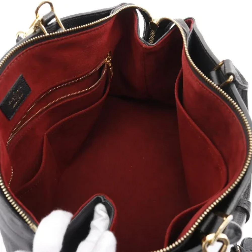 Louis Vuitton Vintage Pre-owned Leather handbags Black Dames