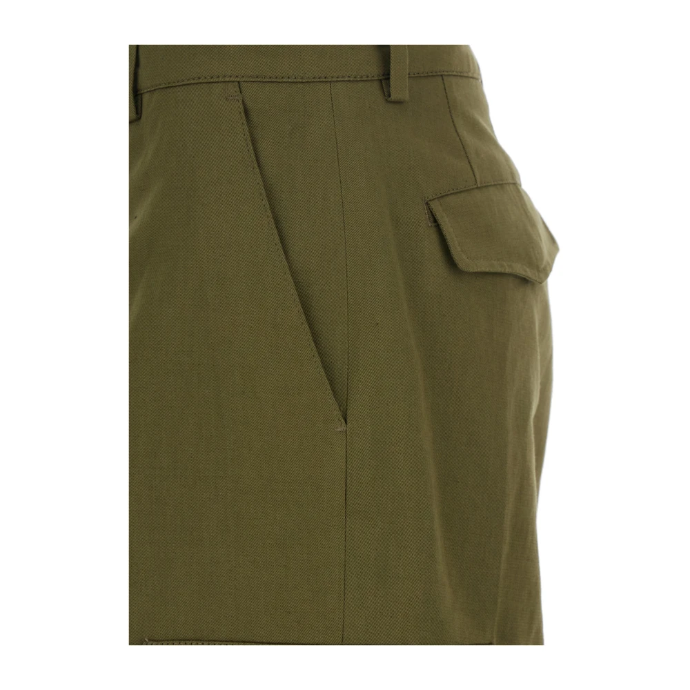 PT Torino Groene Broek met Cargo Zakken Green Dames