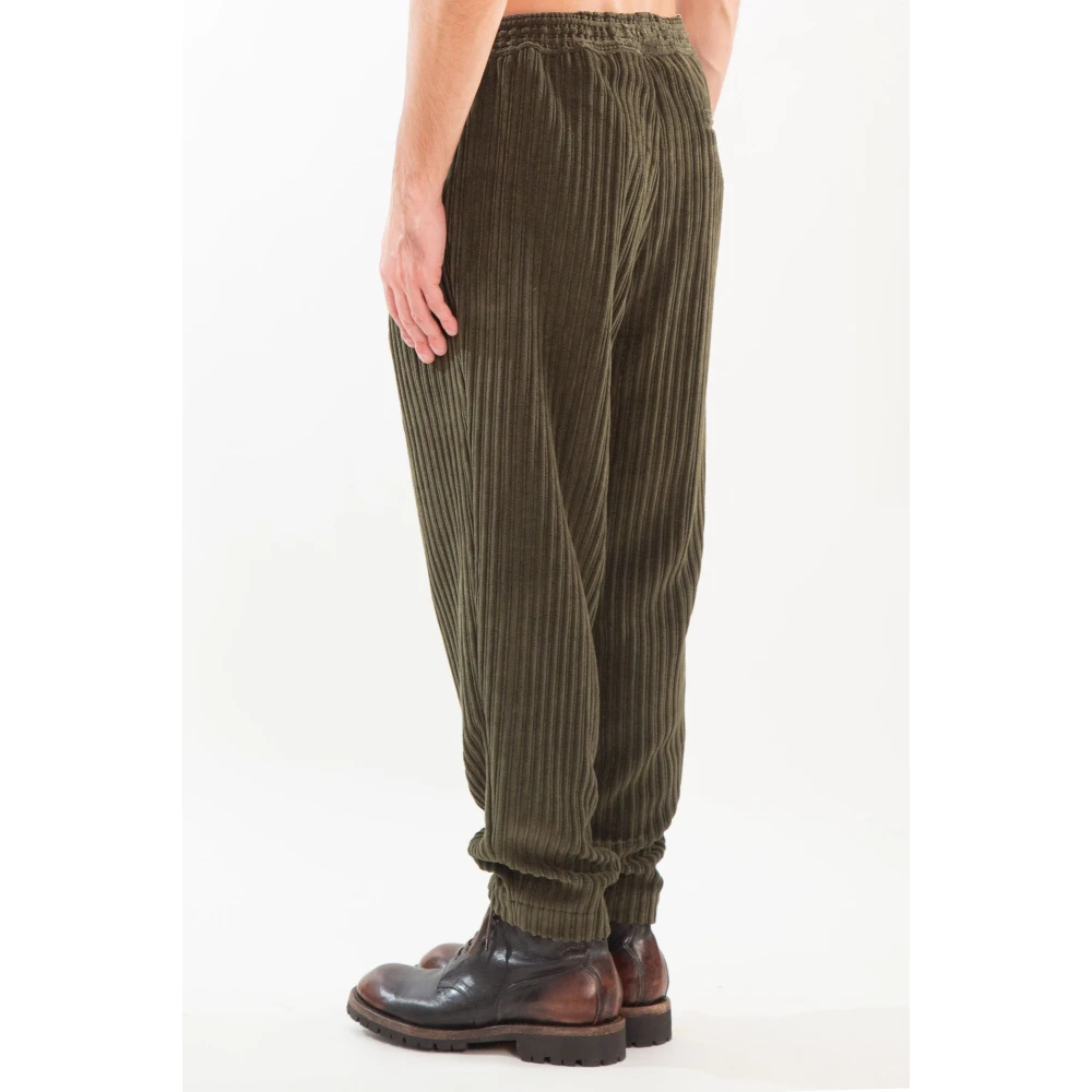 Briglia Ribfluwelen Broek in Savoys Stijl Green Heren