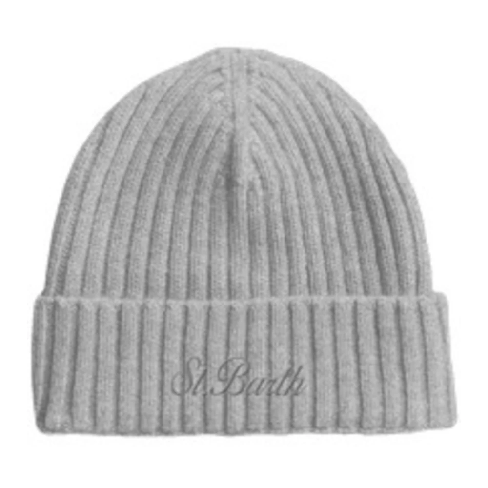 Mc2 Saint Barth Gray Accessories, Male, One Size, Wengen Wool Hat