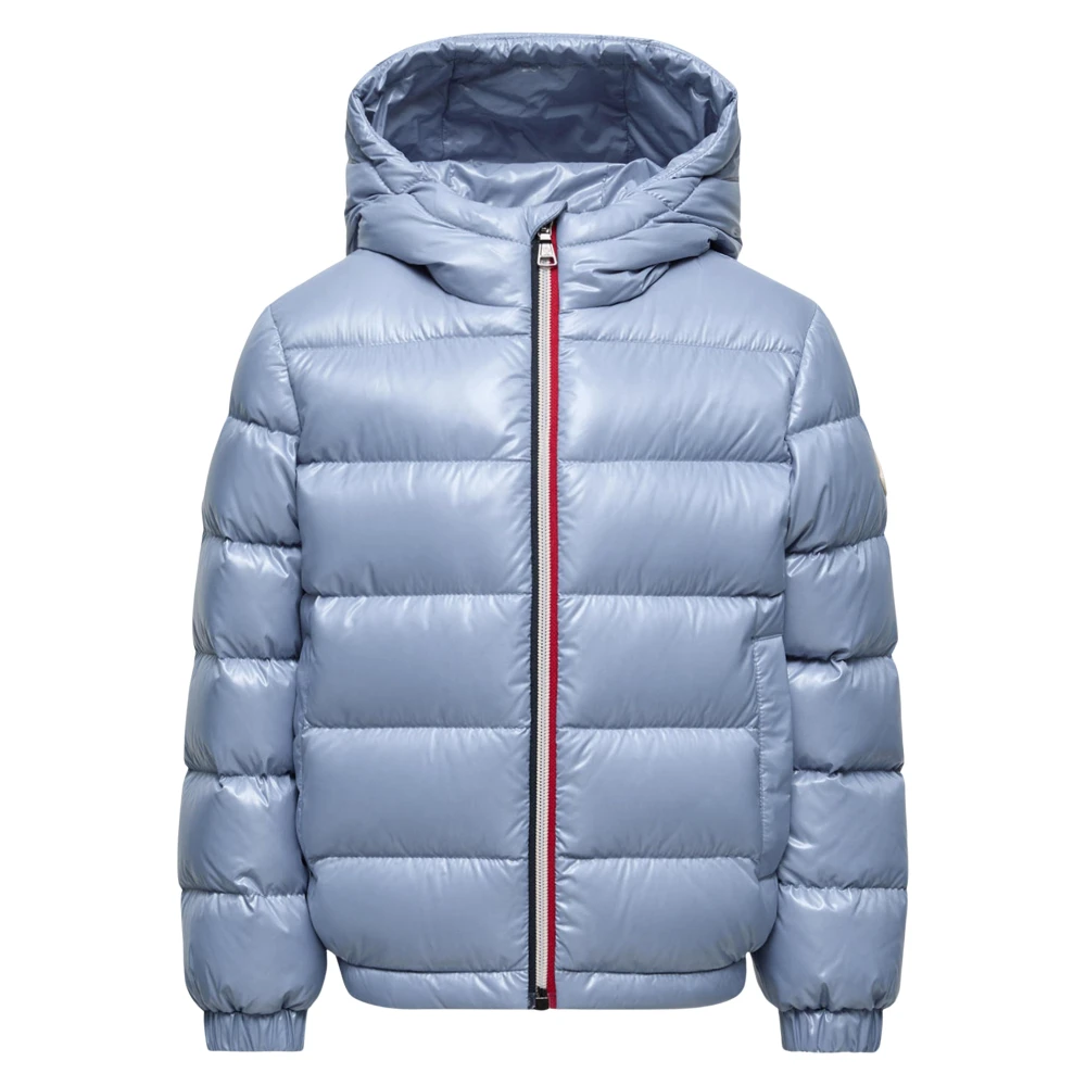 Moncler Unisex Kids Blue Down Padded Jacket For Kids