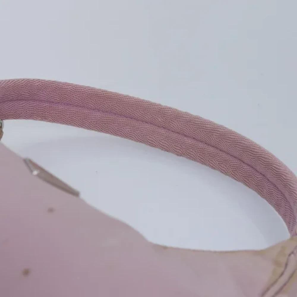 Prada Vintage Pre-owned Nylon handbags Pink Dames
