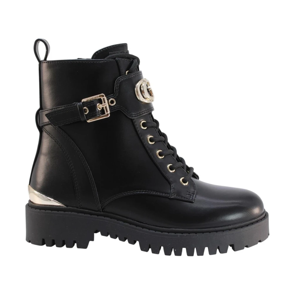 Guess Damen Schwarz Schnürschuhe Fltola Ele10 41 - Bild 3