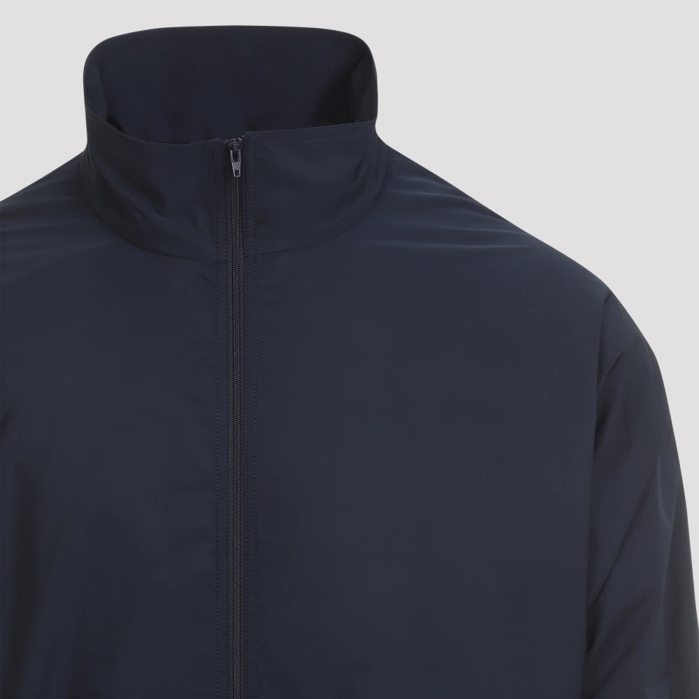 The Row Blauwe Jas Waterafstotend Stijlvol Blue Heren