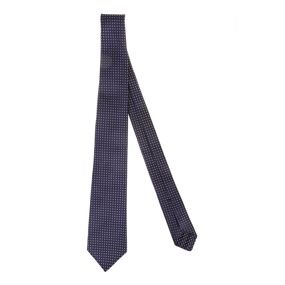 Kiton Zijden stropdas voor heren Multicolor Heren