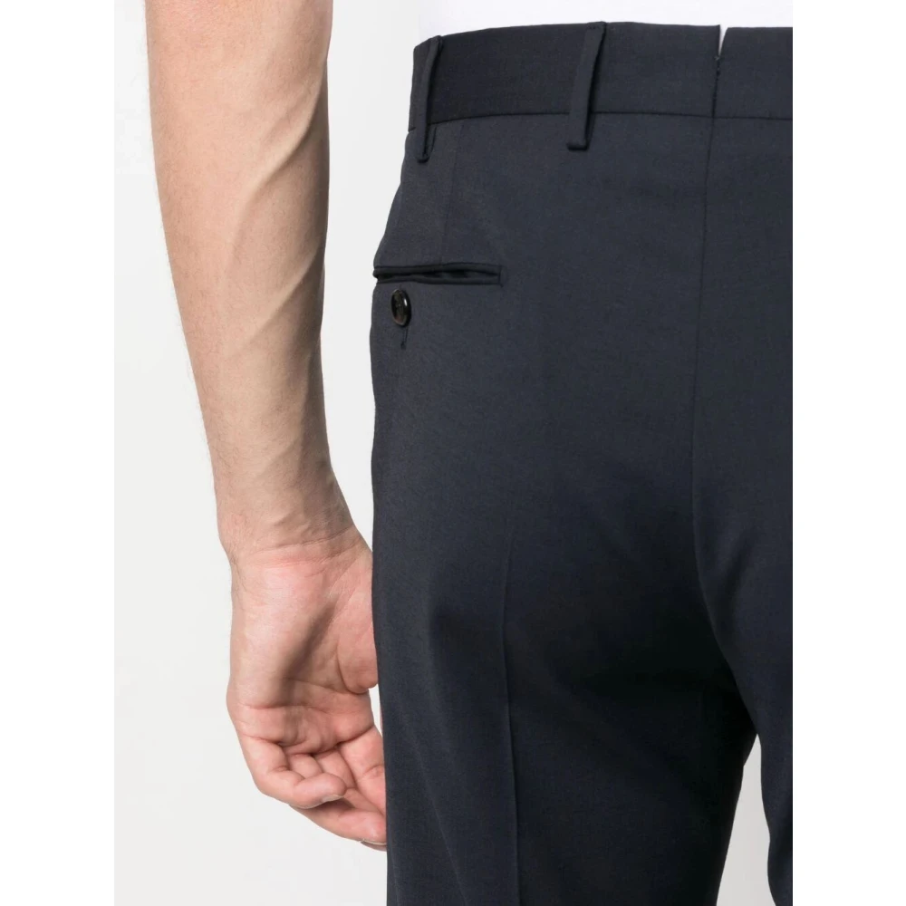 PT Torino Navy Casual Broek Blue Heren