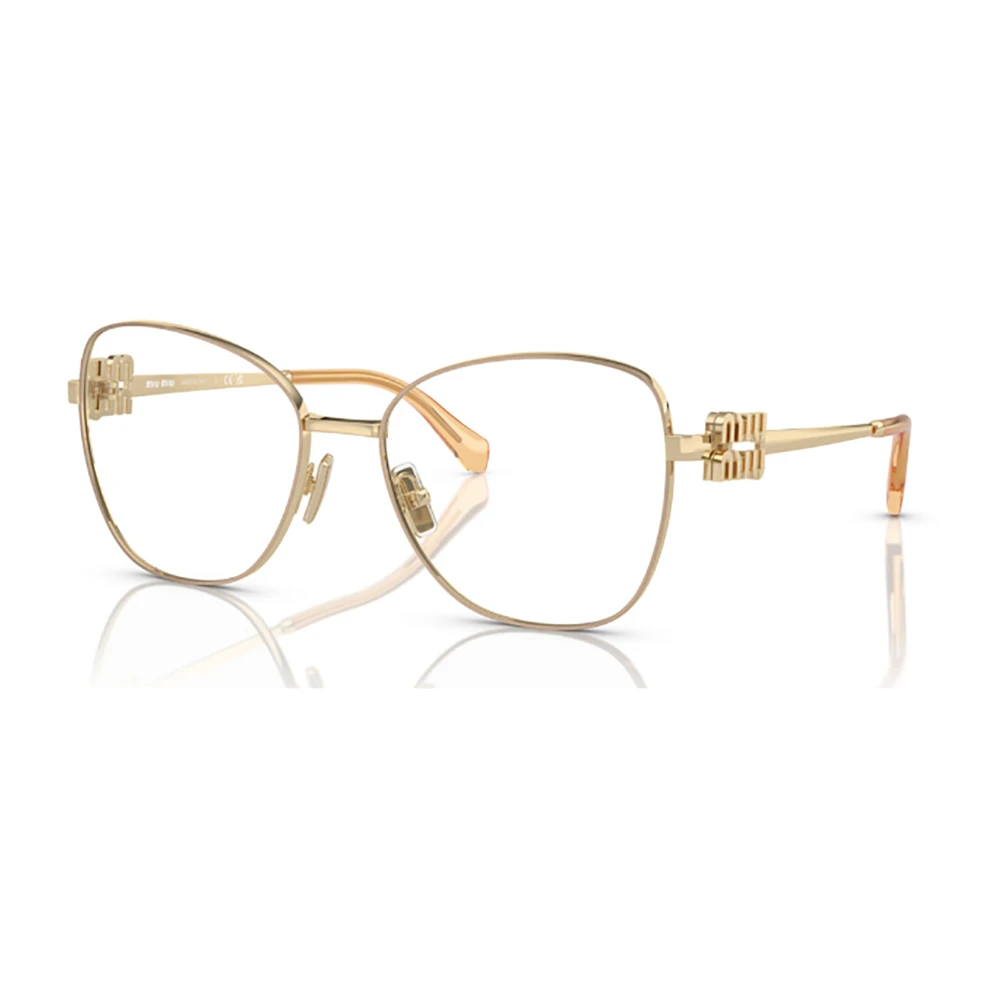 Miu Metalen optische monturen voor vrouwen Yellow Dames