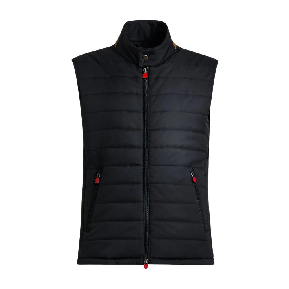 Kiton - Jackets > Vests - Blue - Kiton - Modalova