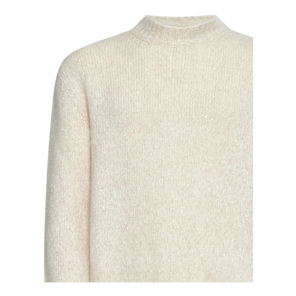 Lardini Witte Sweaters voor Mannen White Heren